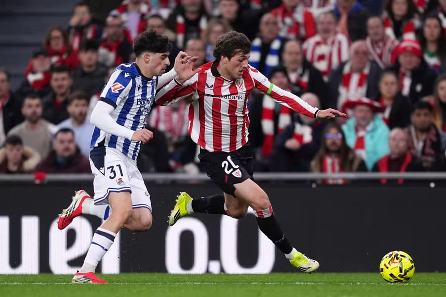 Athletic Bilbao vs Real Sociedad (03:00 – 02/02) | Xem lại trận đấu